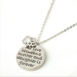 Mother & Daughter Pendant Necklace
